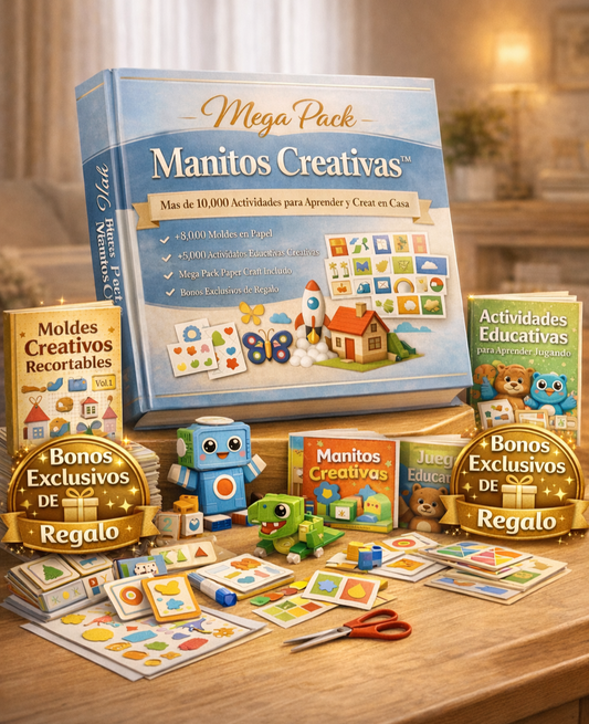 Mega Pack más de 10.000 actividades + Pack Paper Craft + bonos de regalo!